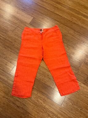 Harve Benard linen cropped pants